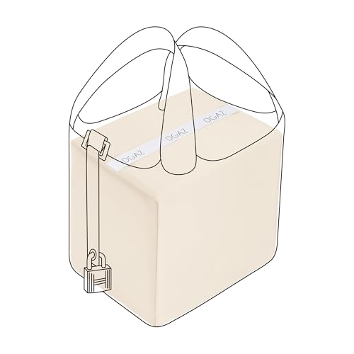 DGAZ Satin Taschen Kissen, Taschen Shaper Einsatz für Picotin 14/18/22/26/31, Memory Schaum Taschenormer Einsatz, Behalten Sie die Form der Tasche (Craie, PC18) von DGAZ
