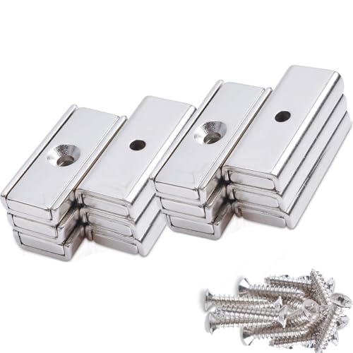 12 Stück Neodym Magnet Mit Loch, 30x13.5x5mm Extra Starke Magneten zum Anschrauben, Rechteckig Magneten Starker Halt, Supermagnet Magnete Stark Flach, Kleine Magnete zum Basteln, Industrie【12Stück】 12 Stück Neodym Magnet Mit Loch, 30x13.5x5mm Extra Starke Magneten zum Anschrauben, Rechteckig Magneten Starker Halt, Supermagnet Magnete Stark Flach, Kleine Magnete zum Basteln, Industrie【12Stück】 von DGDUBRB