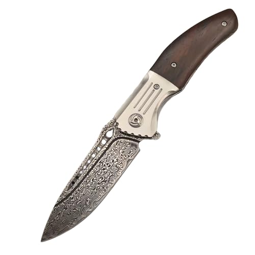 DGHFOP VG10 klappmesser einhandmesser Damaszener-Muster Holzgriff Klappmesser Multifunktions Taschenmesser Outdoor Survival Messer für Camping DGHFOP VG10 klappmesser einhandmesser Damaszener-Muster Holzgriff Klappmesser Multifunktions Taschenmesser Outdoor Survival Messer für Camping von DGHFOP