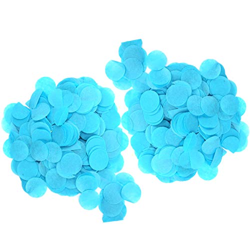 2Bag Round Paper Confetti 2.5cm Birthday Festival Wedding Decoration Supplies for Party Table Decorations (Blau) von DGLDCSHUAI