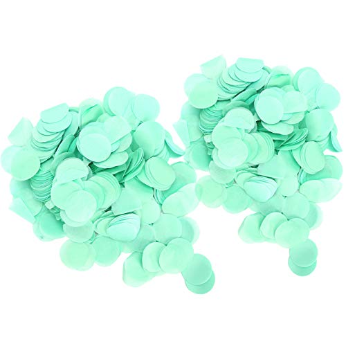2Bag Round Paper Confetti 2.5cm Birthday Festival Wedding Decoration Supplies for Party Table Decorations (Grün) von DGLDCSHUAI