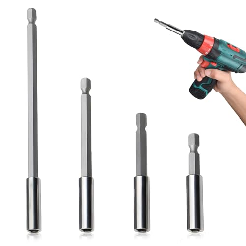4 Stück Bithalter Magnetisch Lang,60mm 75mm 100mm 150mm Schnellwechsel Bithalter,1/4" Hex-ShankMagnetische Bit Verlängerung für Schraubendreher Bohrer,Elektrische Bohrmaschine 4 Stück Bithalter Magnetisch Lang,60mm 75mm 100mm 150mm Schnellwechsel Bithalter,1/4" Hex-ShankMagnetische Bit Verlängerung für Schraubendreher Bohrer,Elektrische Bohrmaschine von DGMI
