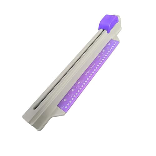 Bindegeräte 30 Löcher Punch Home Hand Push Toroidal Spule Tragbares Loch -Loch -Büro -Bill -Stanzmaschine Bindungsmaschine Bindegerät(PURPLE) von DGOINGPI