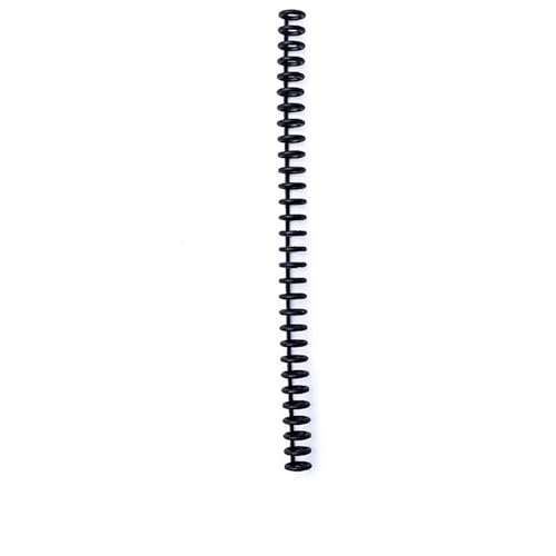 Bindegeräte 30 Löcher losen Blatt Plastikbindungsring Spiralringe Binderstreifen für A4 Paper Notebook Bindegerät(Black) von DGOINGPI