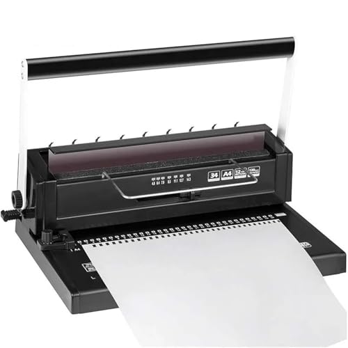 Bindegeräte 34 Löcher Handbuch Spulenbindungsmaschine Buch Bindungsmaschine Spiralspulenpapier Puncher Draht Binder Bindegerät Bindegeräte 34 Löcher Handbuch Spulenbindungsmaschine Buch Bindungsmaschine Spiralspulenpapier Puncher Draht Binder Bindegerät von DGOINGPI