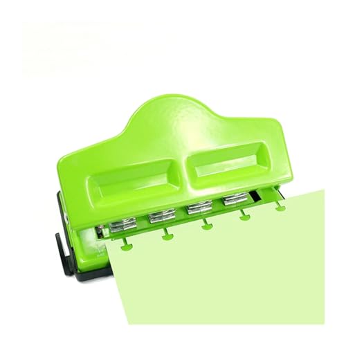 Bindegeräte 4 Loch Creative Pilz Hole Loch Puncher Disc Ring Bindung Bindegerät(Mint Green) von DGOINGPI