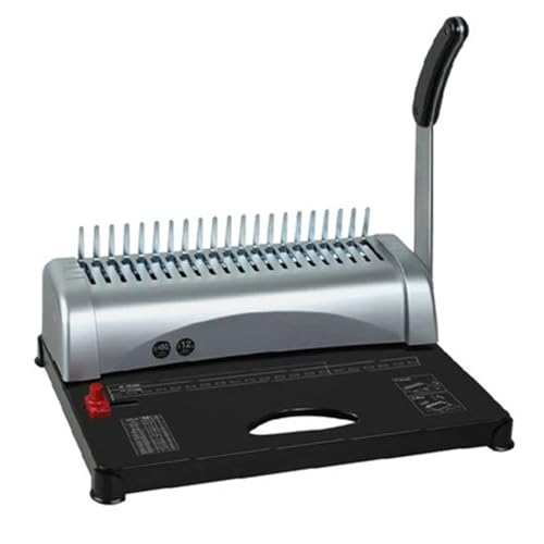 Bindegeräte A4 Papierbindungsmaschine Puncher Binder 21 Löcher Bindungsmaschine 12 Blätter Stanze 450 Blätter Bindungsbüro -Heimwerkzeuge Bindegerät Bindegeräte A4 Papierbindungsmaschine Puncher Binder 21 Löcher Bindungsmaschine 12 Blätter Stanze 450 Blätter Bindungsbüro -Heimwerkzeuge Bindegerät von DGOINGPI