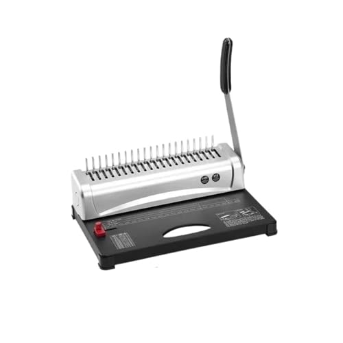 Bindegeräte Bindungsmaschine Kammbindungsmaschine 21 Löcher Bindung 450 Blätter Buch Bindermaschine Kammbindungsstacheln Bindegerät Bindegeräte Bindungsmaschine Kammbindungsmaschine 21 Löcher Bindung 450 Blätter Buch Bindermaschine Kammbindungsstacheln Bindegerät von DGOINGPI