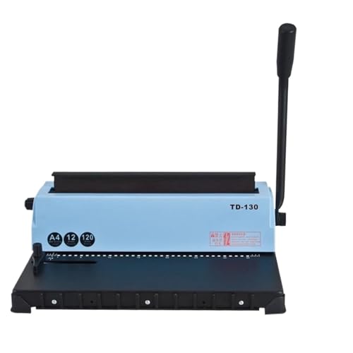 Bindegeräte Fabrik Doppelkabelbuchbindungsmaschine Rayson TD-130 3: 1 Drahtbindungsring 34 Löcher Puncher Bindegerät Bindegeräte Fabrik Doppelkabelbuchbindungsmaschine Rayson TD-130 3: 1 Drahtbindungsring 34 Löcher Puncher Bindegerät von DGOINGPI