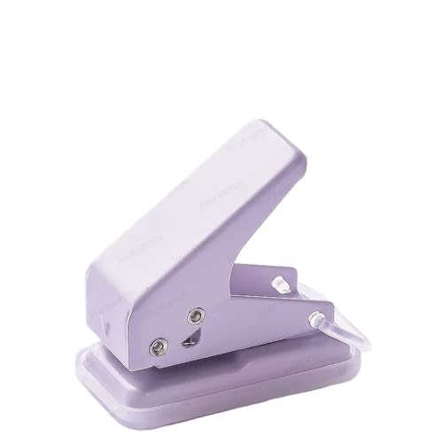 Bindegeräte Hole Punch 1 Loch niedlicher Papier Punch tragbarer runde Loch Puncher Kawaii Büroschule Bindungsmittel Briefpapier Bindegerät(B) von DGOINGPI