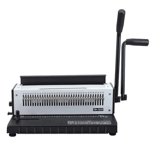 Bindegeräte TD-1231 34 Löcher Metall-Doppeldraht-O-Stanzbindungsmaschine A3A4 Puncher Binder Bindegerät Bindegeräte TD-1231 34 Löcher Metall-Doppeldraht-O-Stanzbindungsmaschine A3A4 Puncher Binder Bindegerät von DGOINGPI