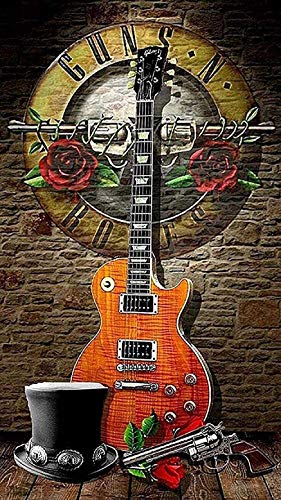 DGSJH 5D DIY Diamond Painting Kit Rock Sänger Guns N Roses Artwork Stickerei Malerei von DGSJH