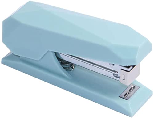 Büroheftgerät Tischhefter Heavy Duty Hefter Desktop Hefter nicht Schlupf Base Hefter Schulbüro Schreibwaren(Blue) von DGSYUAN