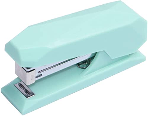 Büroheftgerät Tischhefter Heavy Duty Hefter Desktop Hefter nicht Schlupf Base Hefter Schulbüro Schreibwaren(Mintgreen) von DGSYUAN