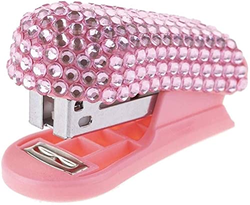 Büroheftgerät Tischhefter Hefter, Diamantbesetzter Hefter, Aufkleber, Kleiner Hefter, Rosa Hefter, Büromaterial, Studentenbedarf Büroheftgerät Tischhefter Hefter, Diamantbesetzter Hefter, Aufkleber, Kleiner Hefter, Rosa Hefter, Büromaterial, Studentenbedarf von DGSYUAN