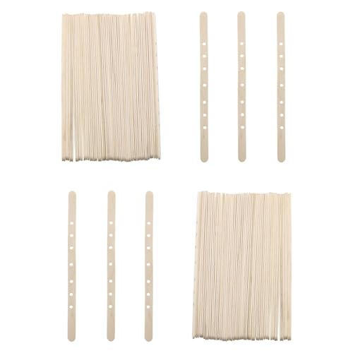 DGZZI 100 Stück 180 x 4 mm Holzkerzendochthalter, 7 Löcher, DIY-Kerzenständer, geeignet für Gelee, Glas, Teetassen, Schalen, Blumentöpfe DGZZI 100 Stück 180 x 4 mm Holzkerzendochthalter, 7 Löcher, DIY-Kerzenständer, geeignet für Gelee, Glas, Teetassen, Schalen, Blumentöpfe von DGZZI