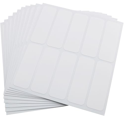 DGZZI 100 Stück waschbare Blanko-Etiketten für Kleidung, bügelfrei, Stoff, Waschpflege, wasserdicht, öldicht, 4,3 x 1,5 cm, für T-Shirts, Sweatshirts, Taschen, Bettlaken DGZZI 100 Stück waschbare Blanko-Etiketten für Kleidung, bügelfrei, Stoff, Waschpflege, wasserdicht, öldicht, 4,3 x 1,5 cm, für T-Shirts, Sweatshirts, Taschen, Bettlaken von DGZZI