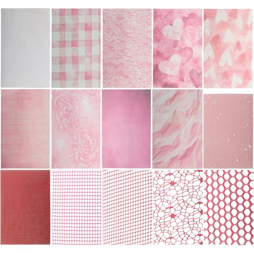 DGZZI 15-teiliges Set aus strukturiertem, handgefertigtem Albumpapier und Netzstoff, gemischtes Set für Alben, Planer, Collagen, Kartonverzierungen und mehr, 15 Stück DGZZI 15-teiliges Set aus strukturiertem, handgefertigtem Albumpapier und Netzstoff, gemischtes Set für Alben, Planer, Collagen, Kartonverzierungen und mehr, 15 Stück von DGZZI