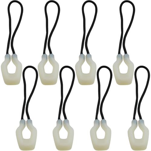 DGZZI 8 Stück im Dunkeln leuchtende Reißverschluss-Abzieher, Verlängerung, Reparatur, Spritzgusskopf, Outdoor-Rucksack, Reißverschluss-Schwanzschnur für Gepäck, Koffer, Golftasche, Jacke DGZZI 8 Stück im Dunkeln leuchtende Reißverschluss-Abzieher, Verlängerung, Reparatur, Spritzgusskopf, Outdoor-Rucksack, Reißverschluss-Schwanzschnur für Gepäck, Koffer, Golftasche, Jacke von DGZZI