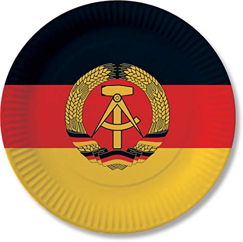 DH-Konzept 10 Pappteller im * DDR * für Party und Geburtstag Teller Partyteller Party Fete Mottoparty Deutsche Demokratische Republik Schwarz Rot Gold Hammer Sicher Ostalgie DH-Konzept 10 Pappteller im * DDR * für Party und Geburtstag Teller Partyteller Party Fete Mottoparty Deutsche Demokratische Republik Schwarz Rot Gold Hammer Sicher Ostalgie von DH-Konzept