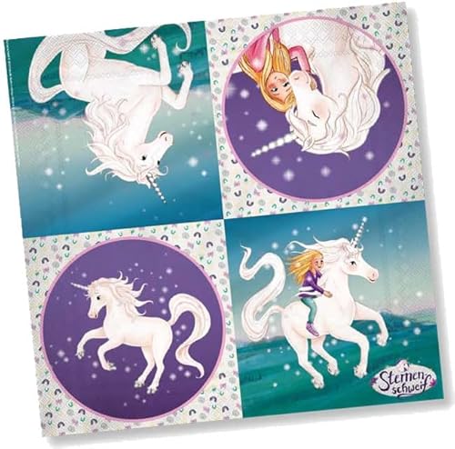 20 Servietten * STERNENSCHWEIF * für Kindergeburtstag und Mottoparty | Napkins aus Papier, 33x33cm | Laura Mädchen Pferde Einhorn Kinder Party Geburtstag 20 Servietten * STERNENSCHWEIF * für Kindergeburtstag und Mottoparty | Napkins aus Papier, 33x33cm | Laura Mädchen Pferde Einhorn Kinder Party Geburtstag von DH-Konzept