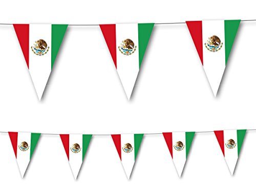 3,5m Wimpelkette * MEXIKO * als Deko für Länderparty von DH-Konzept // Mottoparty Banner Girlande Partykette 3,5m Wimpelkette * MEXIKO * als Deko für Länderparty von DH-Konzept // Mottoparty Banner Girlande Partykette von DH-Konzept