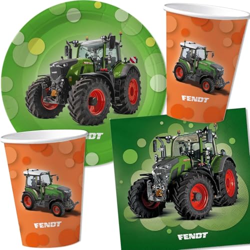 DH-Konzept 40-tlg. Party-Set * FENDT TRAKTOR * mit Pappteller + Servietten + Pappbecher für Kindergeburtstag und Mottoparty | Teller Becher Party Geburtstag Bauernhof Trecker Farm DH-Konzept 40-tlg. Party-Set * FENDT TRAKTOR * mit Pappteller + Servietten + Pappbecher für Kindergeburtstag und Mottoparty | Teller Becher Party Geburtstag Bauernhof Trecker Farm von DH-Konzept