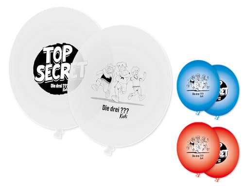 9 Luftballons * DIE DREI ??? KIDS * als Deko für Kinderparty und Kindergeburtstag | 3 Fragezeichen Ballons Balloons Ballondeko Kinder Detektive Party Set 9 Luftballons * DIE DREI ??? KIDS * als Deko für Kinderparty und Kindergeburtstag | 3 Fragezeichen Ballons Balloons Ballondeko Kinder Detektive Party Set von DH-Konzept