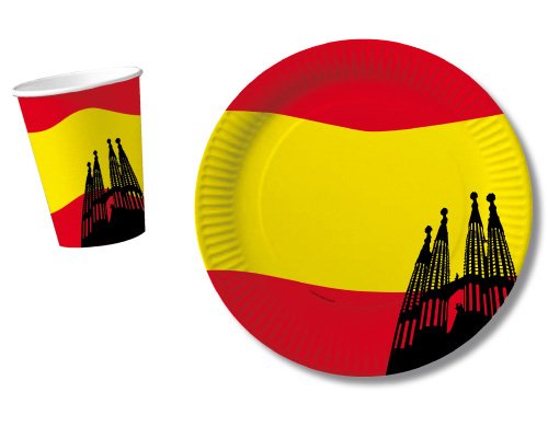 DH-Konzept 10 Pappbecher im * Spanien * für Party und Geburtstag Feier Fete Set Spain Espana Spanische Nacht Mottoparty Rot Gelb Becher Partybecher DH-Konzept 10 Pappbecher im * Spanien * für Party und Geburtstag Feier Fete Set Spain Espana Spanische Nacht Mottoparty Rot Gelb Becher Partybecher von DH-Konzept