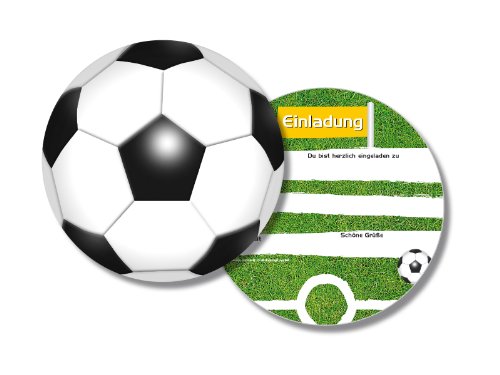 DH-Konzept 6 runde Einladungskarten * Fussball * für Kindergeburtstag FUSSE020 // rund Kinder Geburtstag Party Jungen Einladung Karte Kinder Geburtstag Party Soccer DH-Konzept 6 runde Einladungskarten * Fussball * für Kindergeburtstag FUSSE020 // rund Kinder Geburtstag Party Jungen Einladung Karte Kinder Geburtstag Party Soccer von DH-Konzept