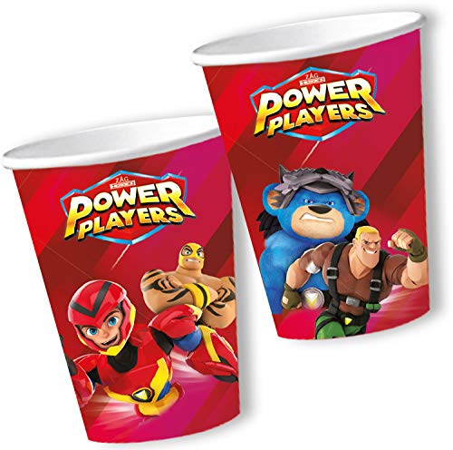 DH-Konzept 8 Becher * Power Players * für eine Superhelden-Party und Kindergeburtstag | Pappbecher Partybecher Cups Party von DH-Konzept