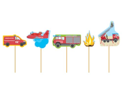 DH-Konzept Feuerwehr Muffin-Picker 10 Stück // Muffindekoration Für die Feuerwehr Party DH-Konzept Feuerwehr Muffin-Picker 10 Stück // Muffindekoration Für die Feuerwehr Party von DH-Konzept