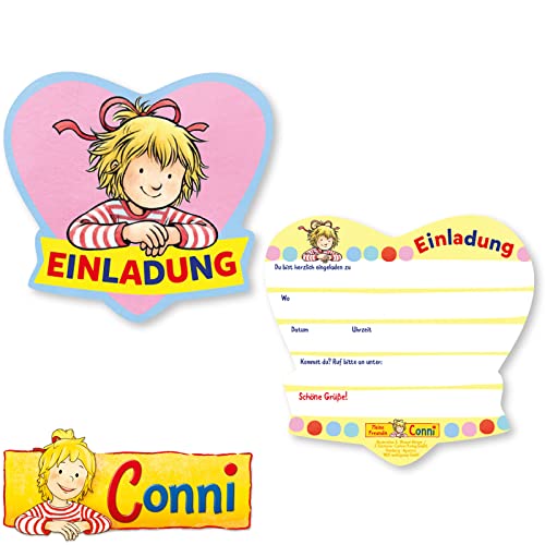 DH-Konzept Meine Freundin Conni Einladungen 8 Stück // Meine Freundin Conni Partyzubehör DH-Konzept Meine Freundin Conni Einladungen 8 Stück // Meine Freundin Conni Partyzubehör von DH-Konzept
