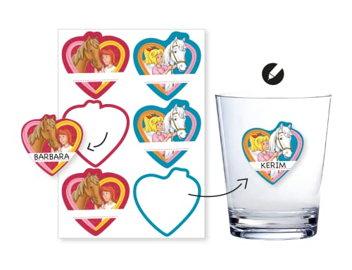 Namensaufkleber * BIBI und TINA * zum Beschriften | 6 Sticker auf einem A5 Bogen | als ergänzende Alternative zu Pappbecher | Aufkleber zum Kindergeburtstag & Basteln Namensaufkleber * BIBI und TINA * zum Beschriften | 6 Sticker auf einem A5 Bogen | als ergänzende Alternative zu Pappbecher | Aufkleber zum Kindergeburtstag & Basteln von DH-Konzept