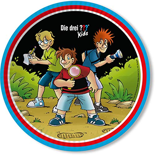 DH-Konzept Teller DREI ??? Kids // 8 Detektiv-Teller DREI Fragezeichen Kid von DH-Konzept