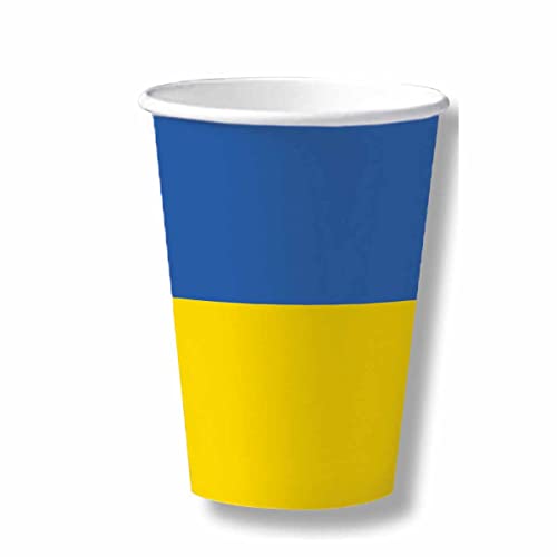 DH-Konzept Ukraine-Becher 10 Stück // * Ukraine * Partydekoration // Partyzubehör Ukraine von DH-Konzept