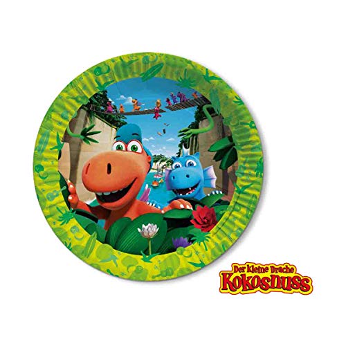 DH-Konzept: 8 Teller * DER KLEINE Drache Kokosnuss * für Kinderparty und Kindergeburtstag | Kinder Pappteller Partyteller Party Set DH-Konzept: 8 Teller * DER KLEINE Drache Kokosnuss * für Kinderparty und Kindergeburtstag | Kinder Pappteller Partyteller Party Set von DH-Konzept