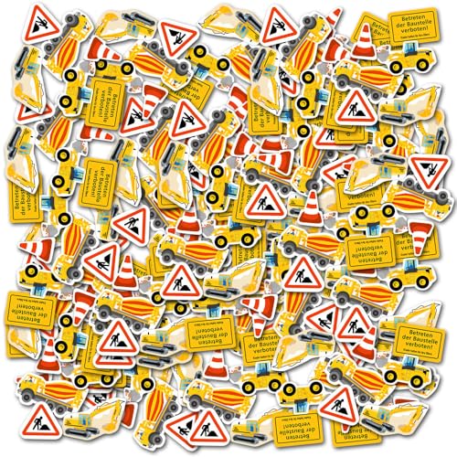 Kindergeburtstag Baustelle Tischdeko Motive - 10 x 24 Stück Streudekoration aus Karton, 6 bis 8 cm, beidseitig bedruckt Kindergeburtstag Baustelle Tischdeko Motive - 10 x 24 Stück Streudekoration aus Karton, 6 bis 8 cm, beidseitig bedruckt von DH-Konzept