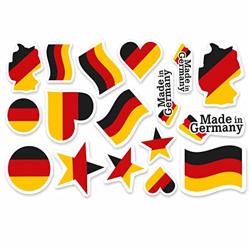 Konfetti Deutschland XXL 51 Teile // * Deutschland * Partydekoration // Partyzubehör Deutschland // Tischkonfetti Deutschland von DH-Konzept