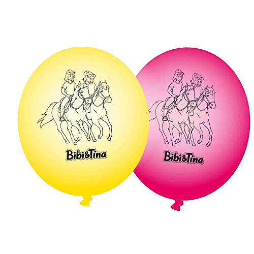 Luftballons "Bibi und Tina" 8er Pack Luftballons "Bibi und Tina" 8er Pack von DH-Konzept