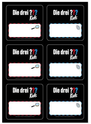 Namensaufkleber * DIE DREI ??? KIDS * zum Beschriften | 6 Sticker auf einem A5 Bogen | als ergänzende Alternative zu Pappbecher | Aufkleber zum Kindergeburtstag & Basteln Namensaufkleber * DIE DREI ??? KIDS * zum Beschriften | 6 Sticker auf einem A5 Bogen | als ergänzende Alternative zu Pappbecher | Aufkleber zum Kindergeburtstag & Basteln von DH-Konzept