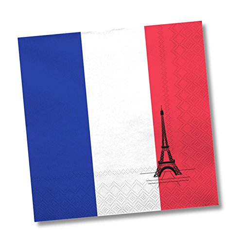 DH-Konzept Servietten Frankreich - Eiffelturm 20er Pack von DH-Konzept