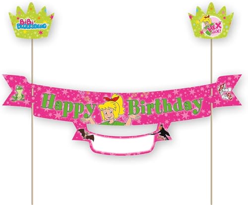Tortenbanner * BIBI BLOCKSBERG * als Deko als Kuchen und Torten | 23x20cm, mit Krone und Namensschild | für Kindergeburtstag Kinderparty Kinder Geburtstag Party Hexe Tina Tortenbanner * BIBI BLOCKSBERG * als Deko als Kuchen und Torten | 23x20cm, mit Krone und Namensschild | für Kindergeburtstag Kinderparty Kinder Geburtstag Party Hexe Tina von DH-Konzept