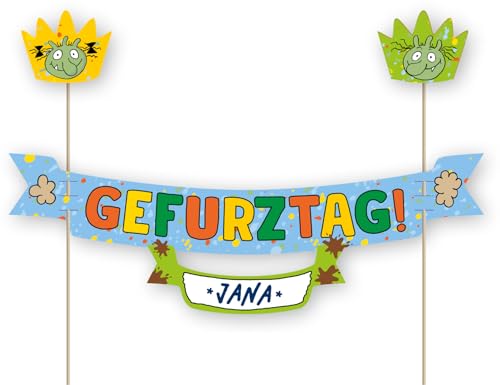 Tortenbanner * DIE OLCHIS * als Deko als Kuchen und Torten | 23x20cm, mit Krone und Namensschild | für Kindergeburtstag Kinderparty Kinder Geburtstag Party Olchi Tortenbanner * DIE OLCHIS * als Deko als Kuchen und Torten | 23x20cm, mit Krone und Namensschild | für Kindergeburtstag Kinderparty Kinder Geburtstag Party Olchi von DH-Konzept