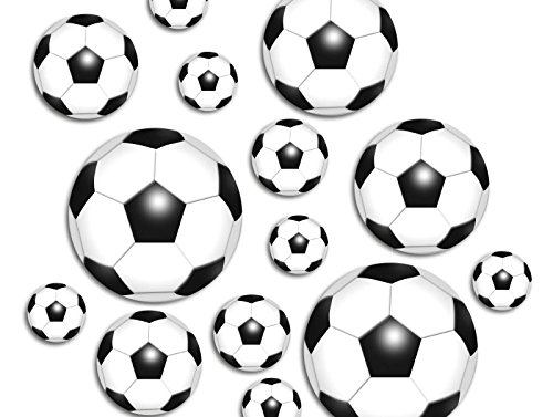 * XXL-Großkonfetti FUSSBÄLLE mit 24 großen Konfetti-Teilen * für eine Mottoparty oder Kindergeburtstag // Party Kinder Konfetti Deko Mottoparty Fussball WM EM * XXL-Großkonfetti FUSSBÄLLE mit 24 großen Konfetti-Teilen * für eine Mottoparty oder Kindergeburtstag // Party Kinder Konfetti Deko Mottoparty Fussball WM EM von DH-Konzept