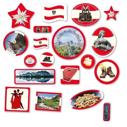 XXL-Konfetti "Österreich" 57-tlg. XXL-Konfetti "Österreich" 57-tlg. von DH-Konzept