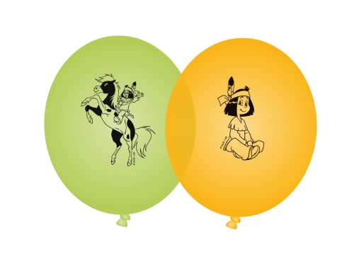 Yakari Motivballons, 8Stk, Umfang 90cm von DH-Konzept