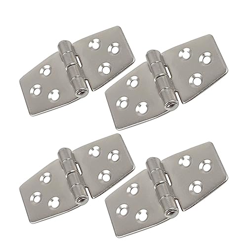 DHAEY 2/4 Stücke Boot Scharnier Auto RV Stanzen Schrank Luke Scharnier Flush Mount for Marine Yacht RV Camper Marine zubehör (Color : 4Pcs) von DHAEY