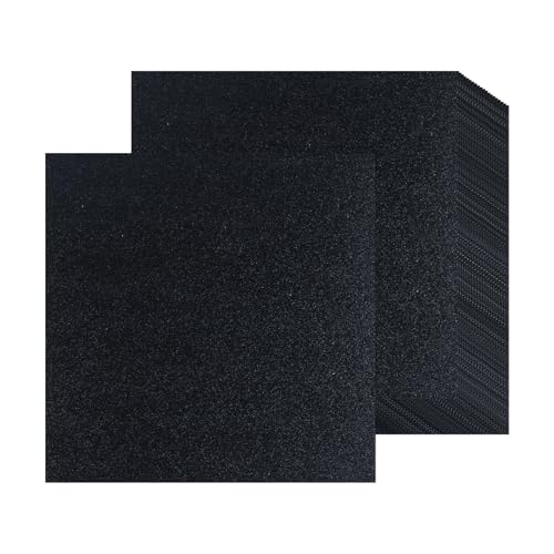 12 Blatt schwarzes Glitzer-Kartonpapier, 30 x 30 cm, dickes Glitzer-Bastelpapier, 250 g/m², glitzernder Karton für Scrapbooking, Bastelarbeiten, Grußkarten, Hochzeit, Geburtstag, Party, Dekoration 12 Blatt schwarzes Glitzer-Kartonpapier, 30 x 30 cm, dickes Glitzer-Bastelpapier, 250 g/m², glitzernder Karton für Scrapbooking, Bastelarbeiten, Grußkarten, Hochzeit, Geburtstag, Party, Dekoration von DHAIQC