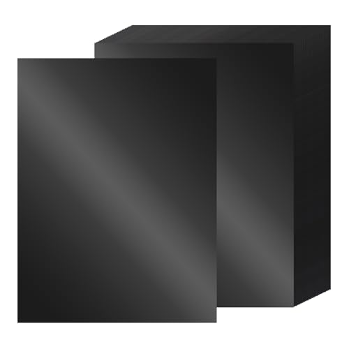 DHAIQC 24 Blatt schwarzes Spiegelkartonpapier, A4, 41,7 kg/250 g/m², metallisches Bastelpapier für Bastelarbeiten, Scrapbooking, Kartenherstellung, Einladungen, Party-Dekoration DHAIQC 24 Blatt schwarzes Spiegelkartonpapier, A4, 41,7 kg/250 g/m², metallisches Bastelpapier für Bastelarbeiten, Scrapbooking, Kartenherstellung, Einladungen, Party-Dekoration von DHAIQC